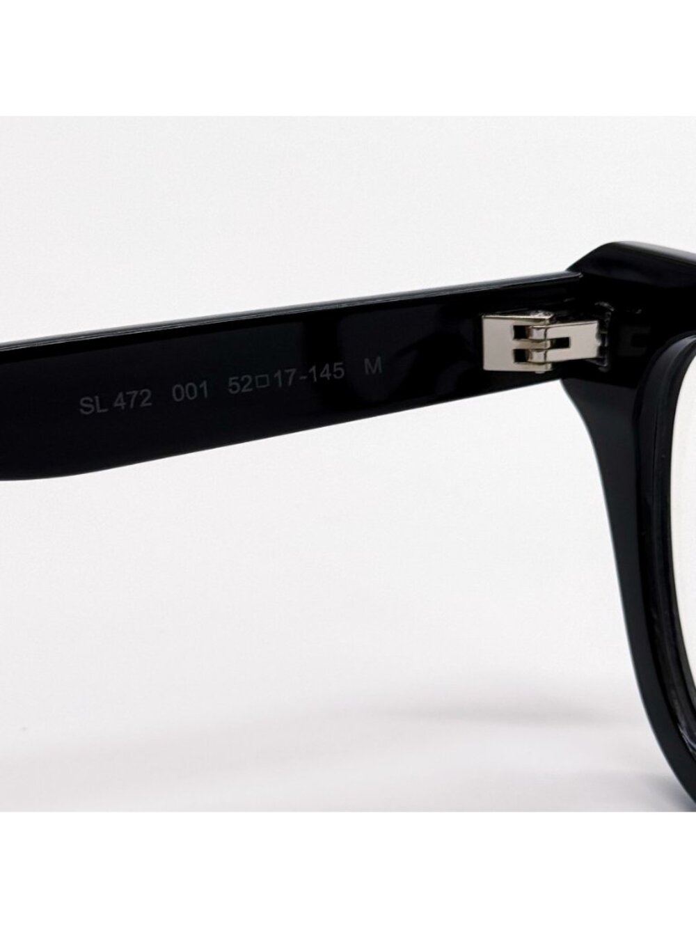 NEW SAINT LAURENT EYEGLASSES SL472 001 WOMEN CAT EYE BLACK EYEWEAR - Picture 7 of 8